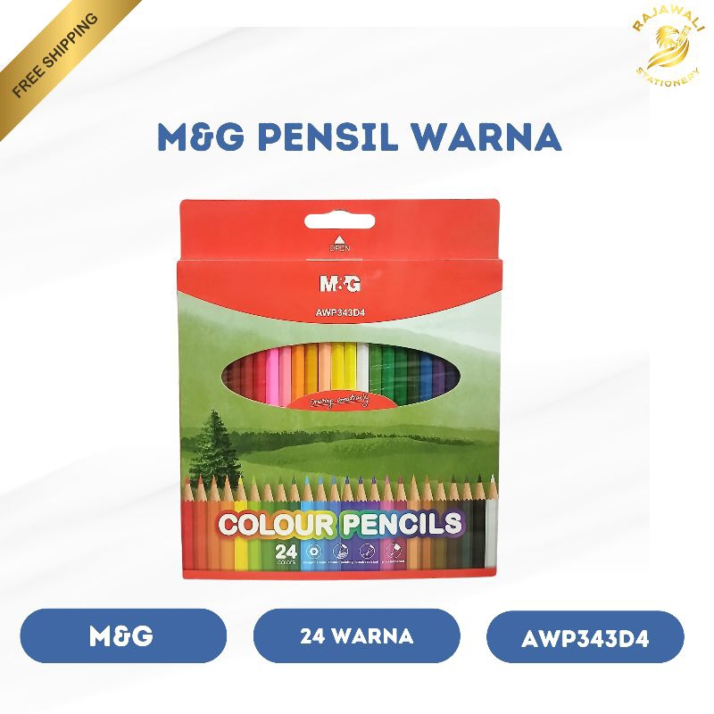 

Pensil Warna Merk M&G | 24 Warna | Warna Halus & Tidak Gampang Patah