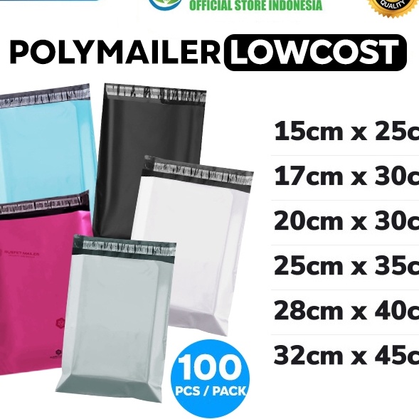 

Khusus Plastik Polymailer PACK LOW COST Amplop Packing Polimailer RUSFET
