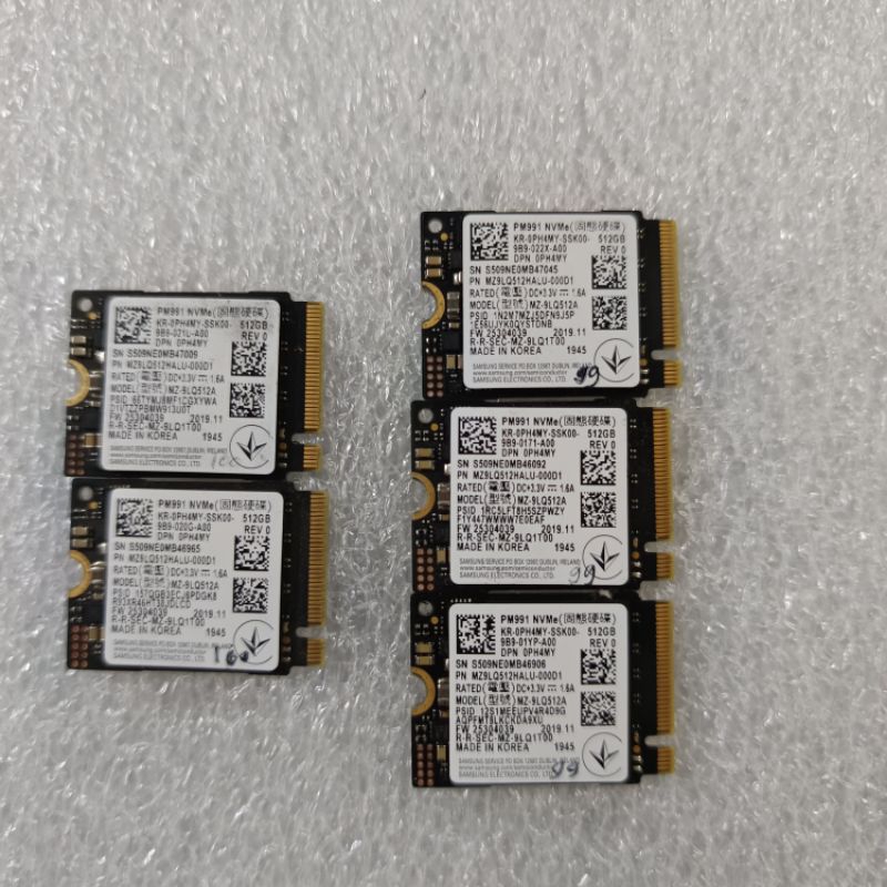 ssd m.2 nvme 2230 512GB Samsung pm991 micron skhynix wd kioxia Gen3 x4 nvme pendek