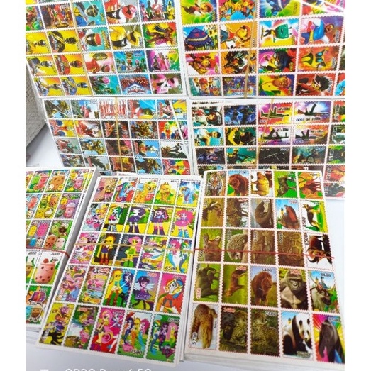 

KF7 5LEMBAR STIKER PERANGKO MIX