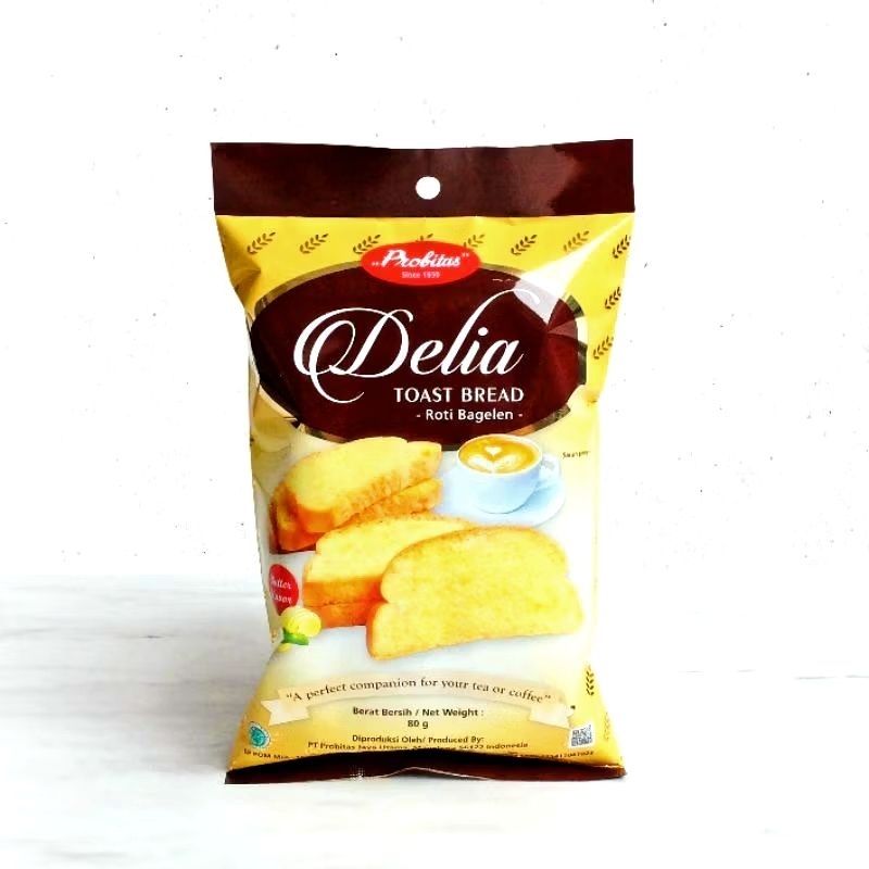 

DELIA probitas Bagelen roti sisir kering 80 gram