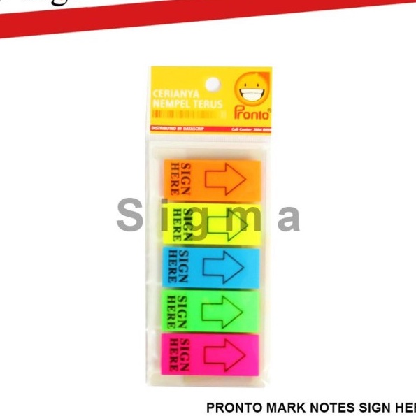 

KI3 Post It Sticky Note Sn Here PRONTO Satuan