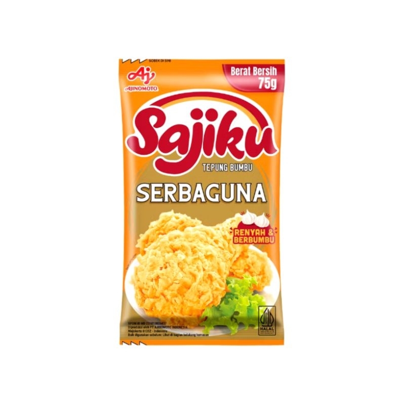 

Tepung Bumbu Serbaguna Sajiku 75 gram