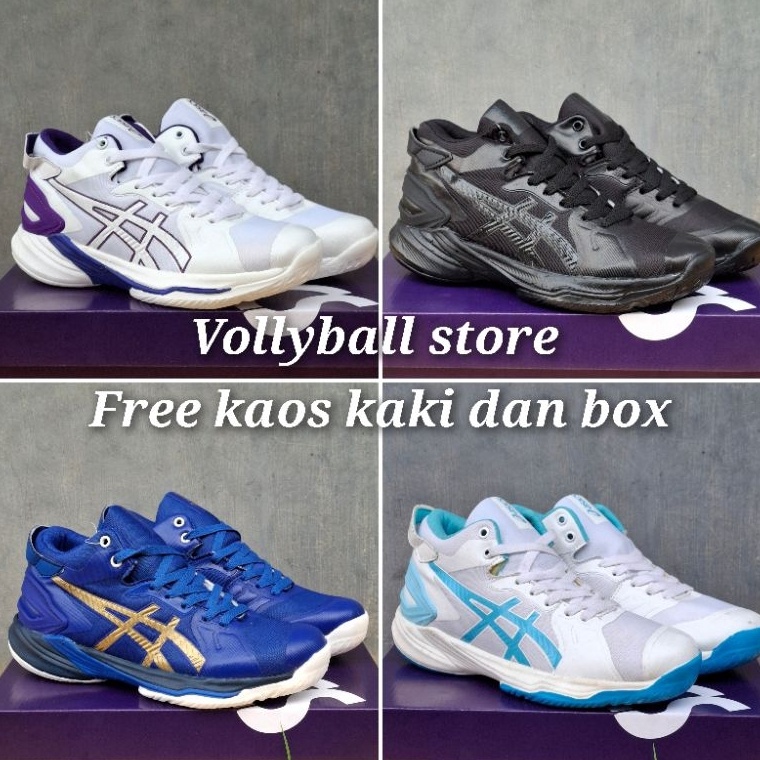 Paket Kejutan Sepatu Voli Pria Wanita Sepatu Volly Gellbrush26 Sepatu Volli Ukuran 36 37 Sepatu Voli