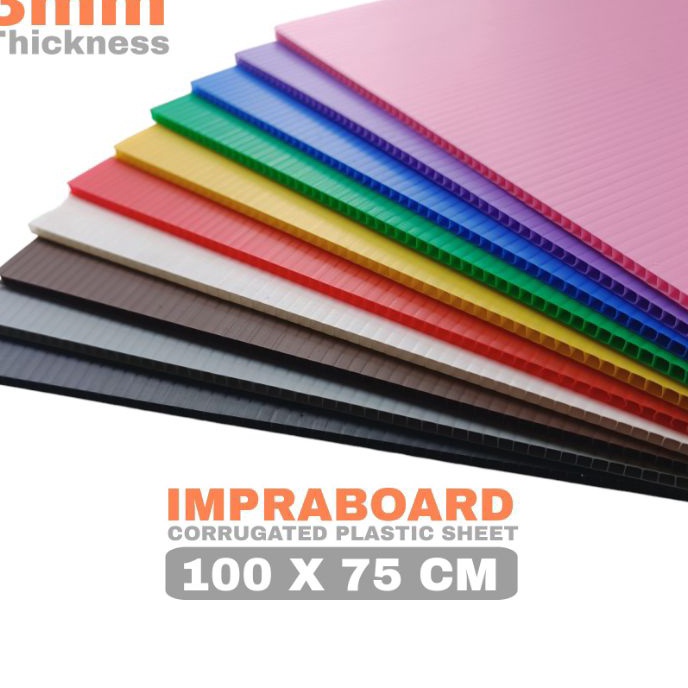 

Hematku Infraboard Impraboard 3mm 1x75 cm 75x1 cm 1 x 75 cm PP Board Art Board Karton Plastik Imfraboard