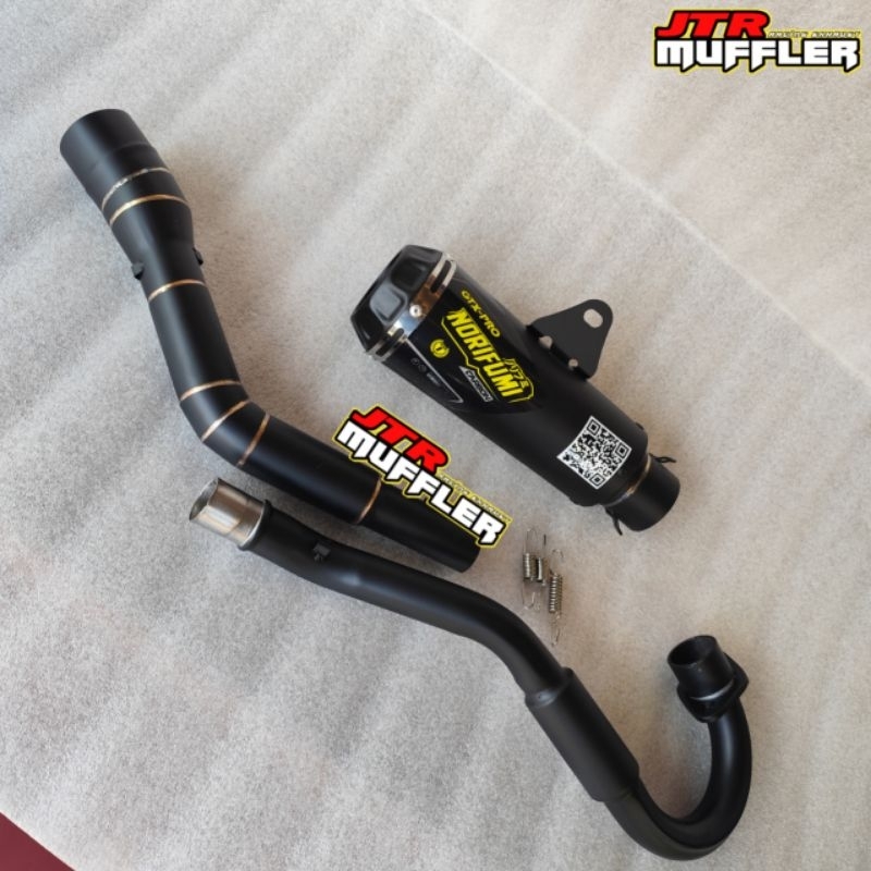 Knalpot NORIFUMI GTX PRO CRF 150L fullset lengkap