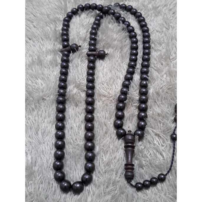 Tasbih Kayu Galih kelor hitam asli/Original