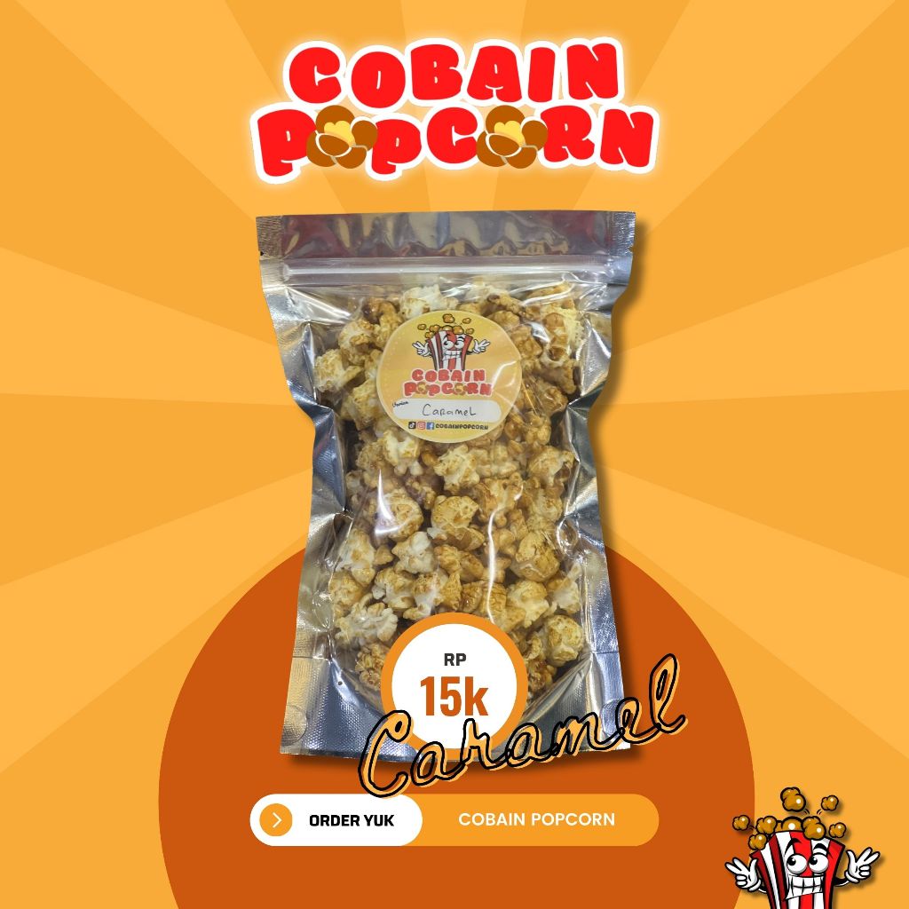 

COBAIN POPCORN CARAMEL | COBAIN POPCORN SALTED EGG | POPCORN PREMIUM