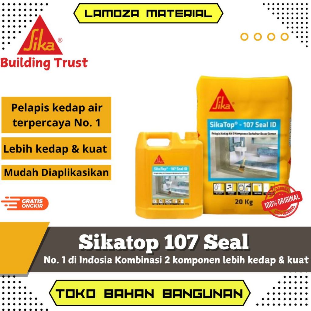 Semen Pelapis Anti Bocor SikaTop-107 Plus