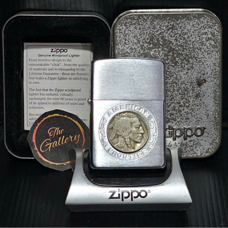 ORIGINAL ZIPPO INDIAN SERIES AMERICAN FRONTIER TAHUN 1995 / XI