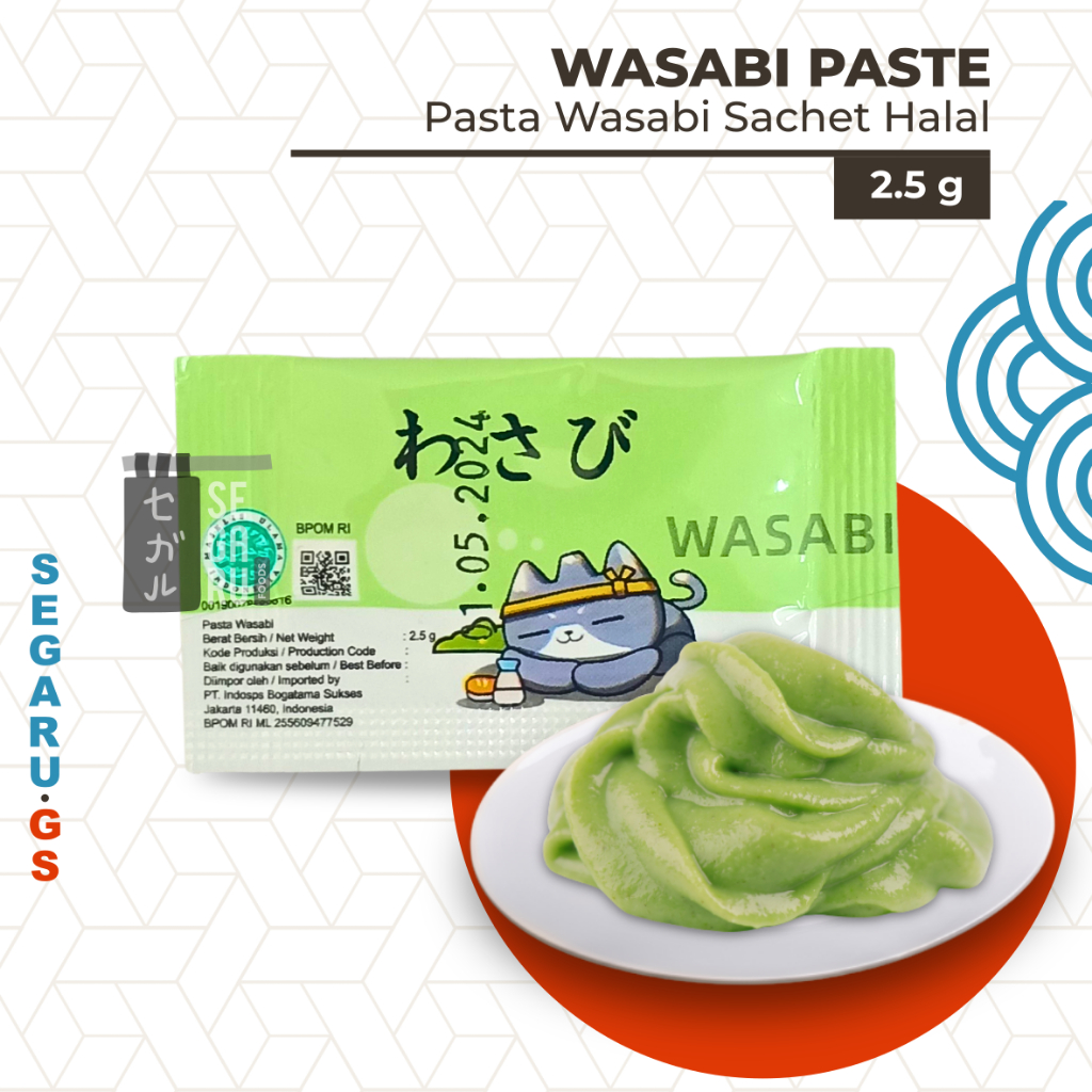 

Wasabi Paste Sachet | Wasabi Sachet Halal 2.5gr