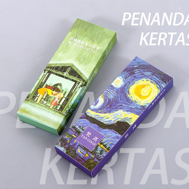 

Boom ABOUT3PcsSet Pembatas Buku Kes Karakter Lucu Desain Hayao Miyazaki Van Gogh Bookmark