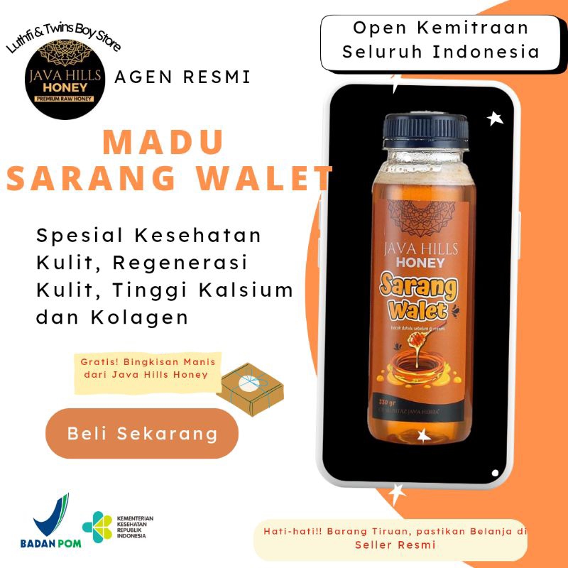 

(100% ASLI) MADU SARANG WALET/KESEHATAN KULIT/TINGGI KALSIUM/COLLAGEN/MEREGENERASI KULIT