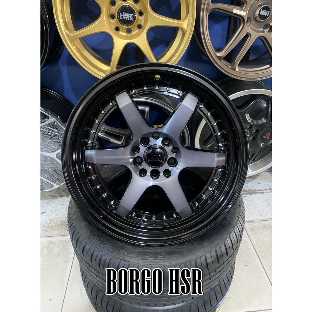 Ready Stock Velg Celong R17 Hsr Wheel Borgo Lebar 7,5/8,5 Cocok Buat Terios,Innova,Veloz,New Xenia