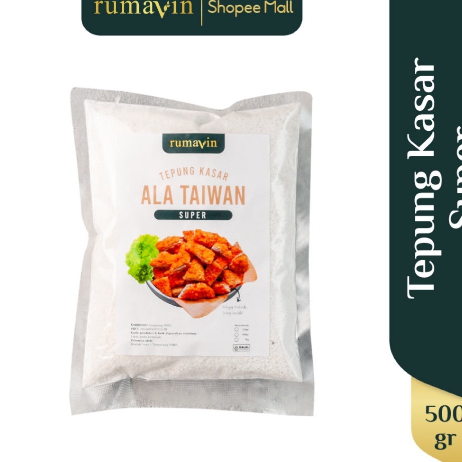 

SEGERA BELI RUMAVIN Premium Tepung Ayam Shihlin Crispy Chicken Tepung Kasar Shihlin