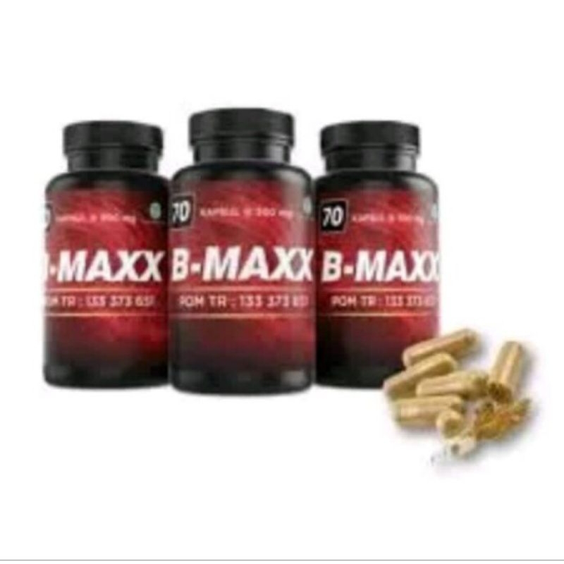 

Herbal B-maxx Original 100% | Bercode BPOM 1 Box Isi 70 kapsul