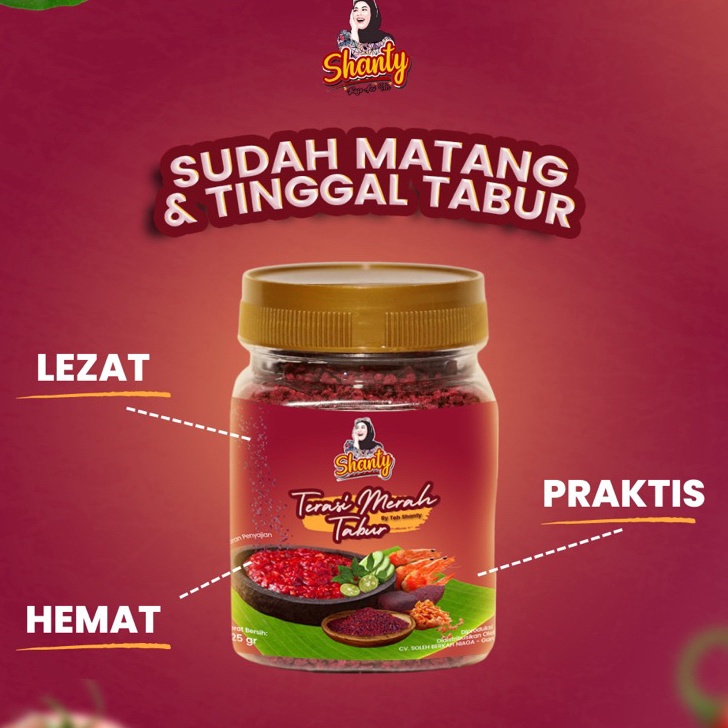 

FLAS SALE TERASI MERAH TABUR TEH SHANTY