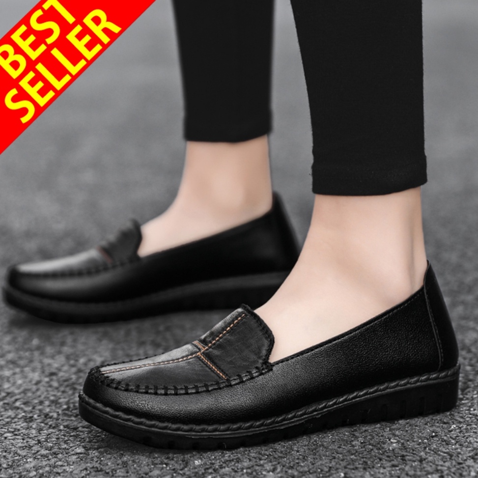Paling Dicari QINGSHUI Sepatu Untuk Wanita Sepatu Santai Wanita Slipon Flats Sepatu