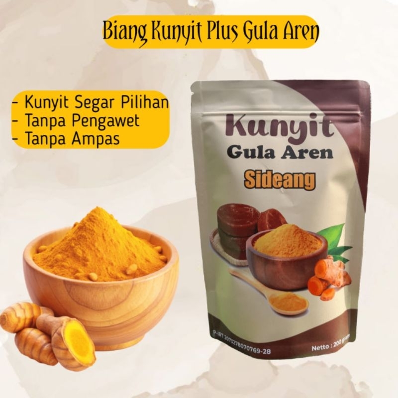 

Jamu Kunyit Bubuk Dengan Gula Aren 200 Gram