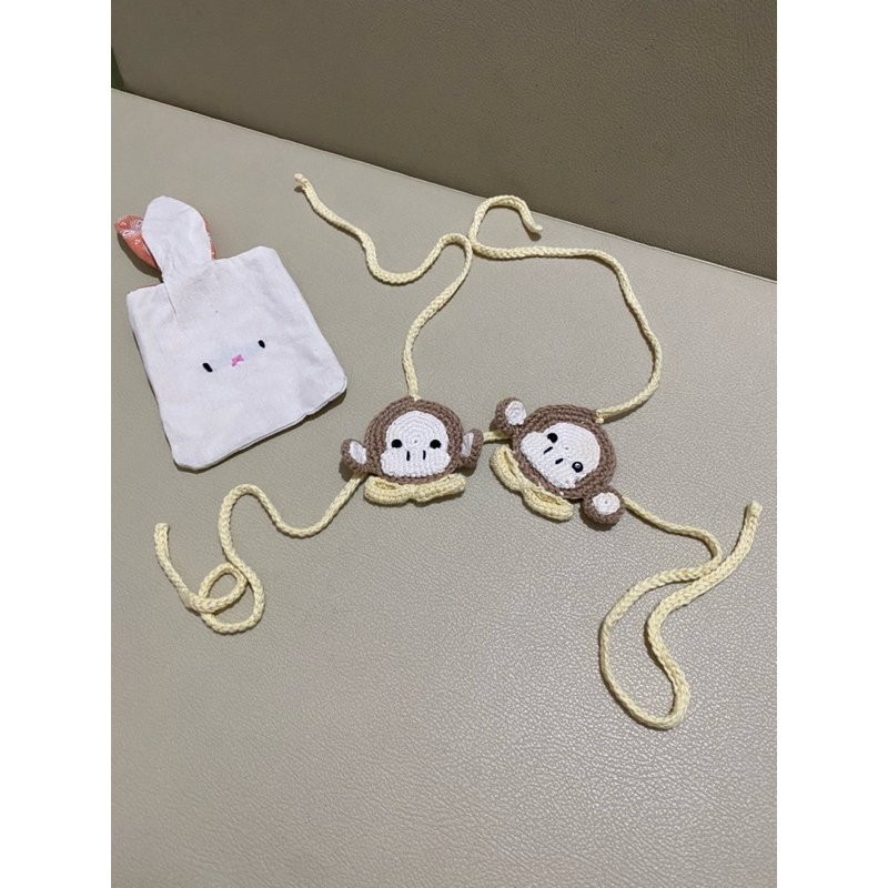 Bra Rajut anak perempuan motif Monyet