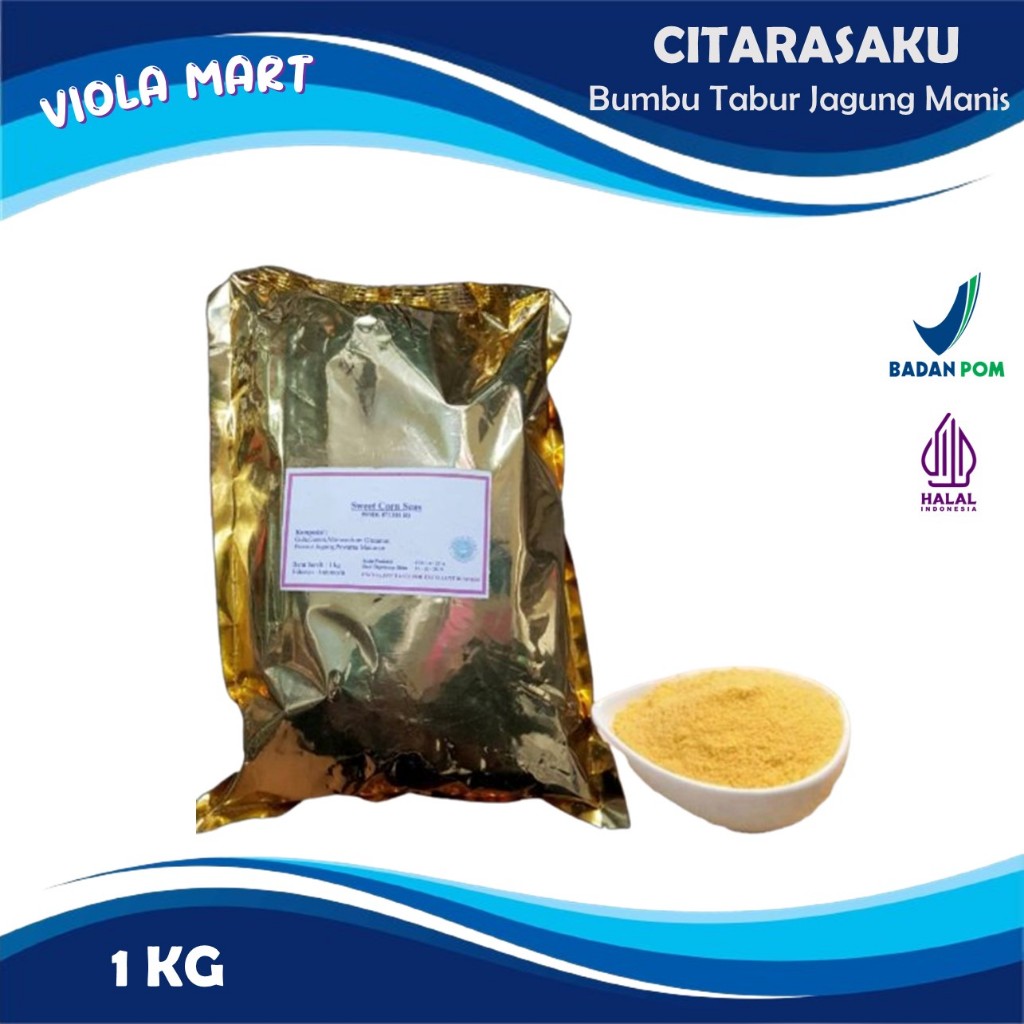 

Bumbu Tabur Jagung Manis 1kg / Seasoning Powder Sweet Corn Seas {Tersedia Harga Grosir}