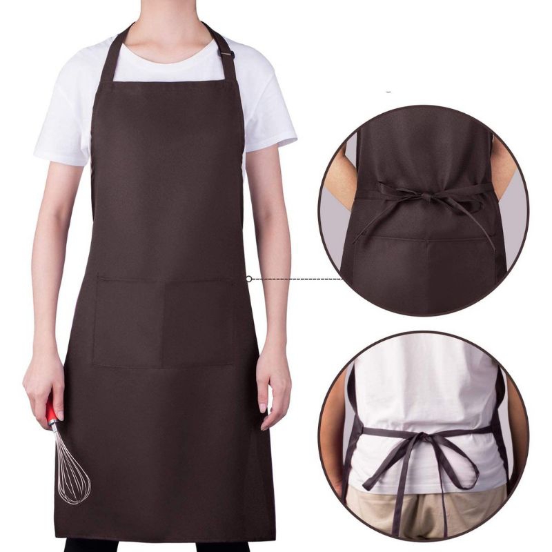 Apron koki American drill premium / celemek dewasa bahan katun American drill premium