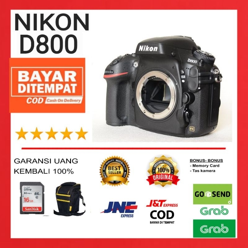Kamera Fullframe Nikon D800 Body