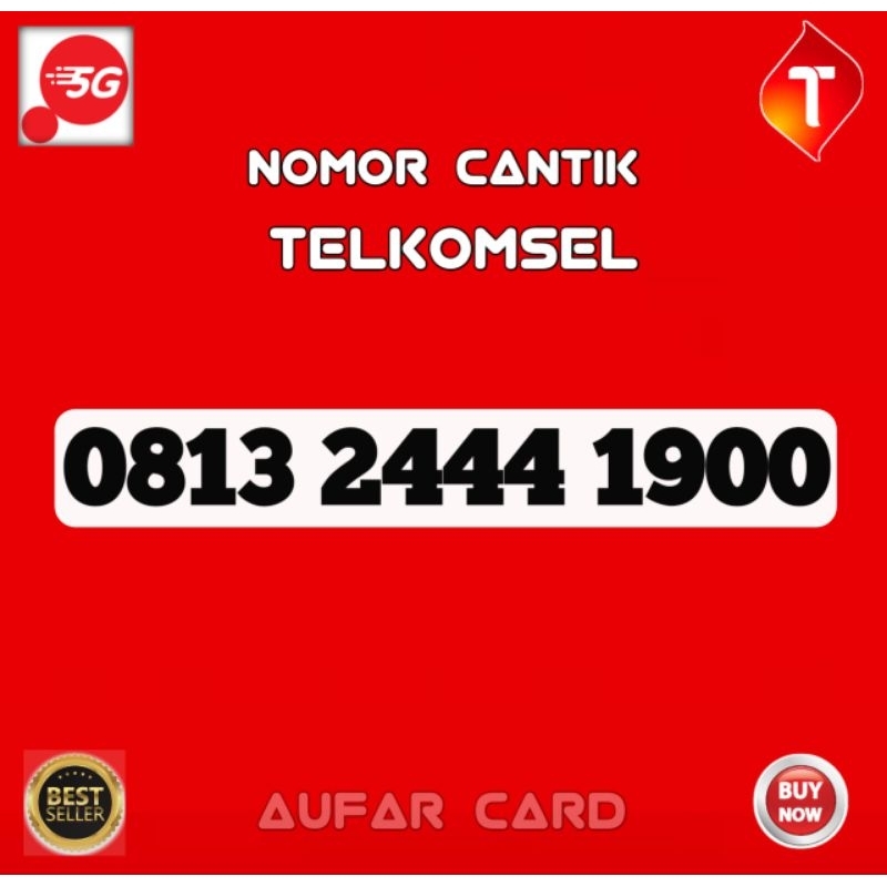 Nomor Cantik Telkomsel Simpati Kwartet tengah 2444 1900