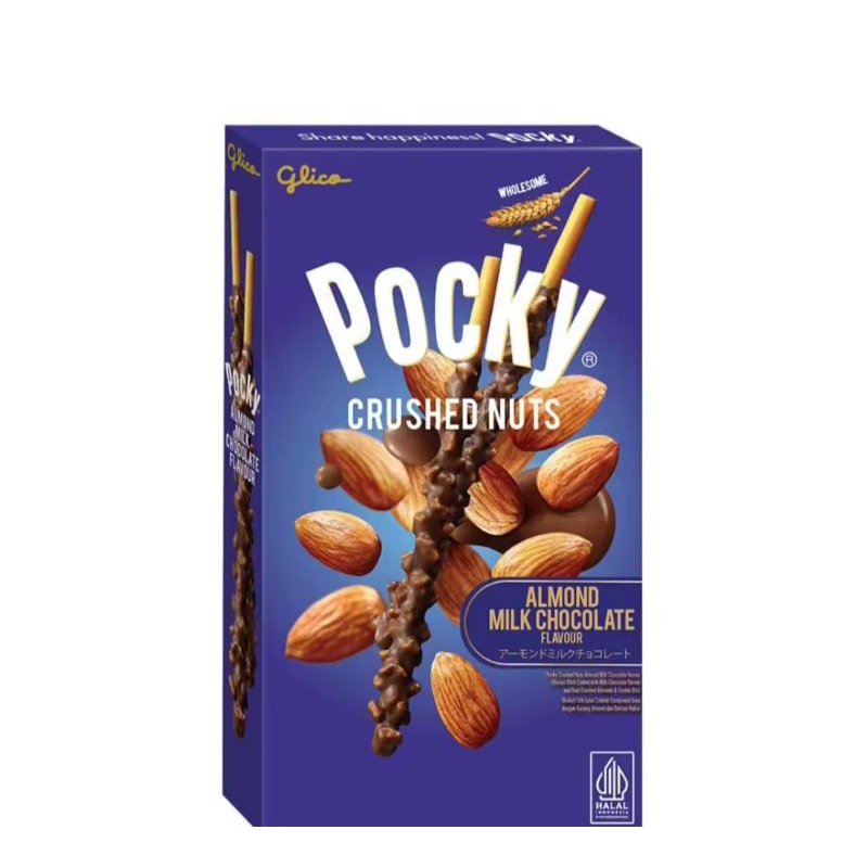 

POCKY ALMOND MILK CHOVOLATE GLICO POCKY CRUSHED NUTS