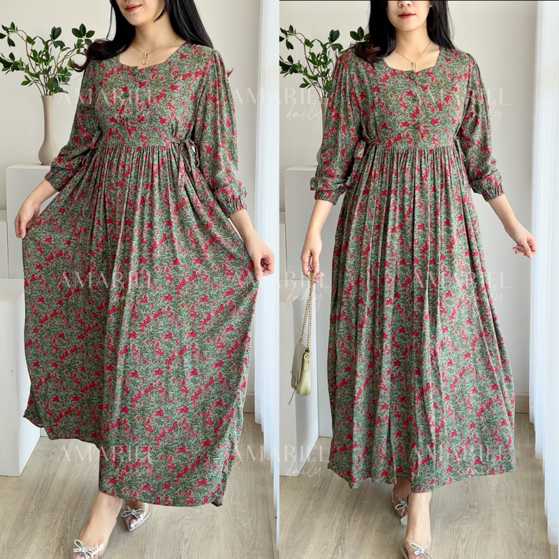 Amariel Tulsa Dress Daster Nyaman Bumil Busui Friendly