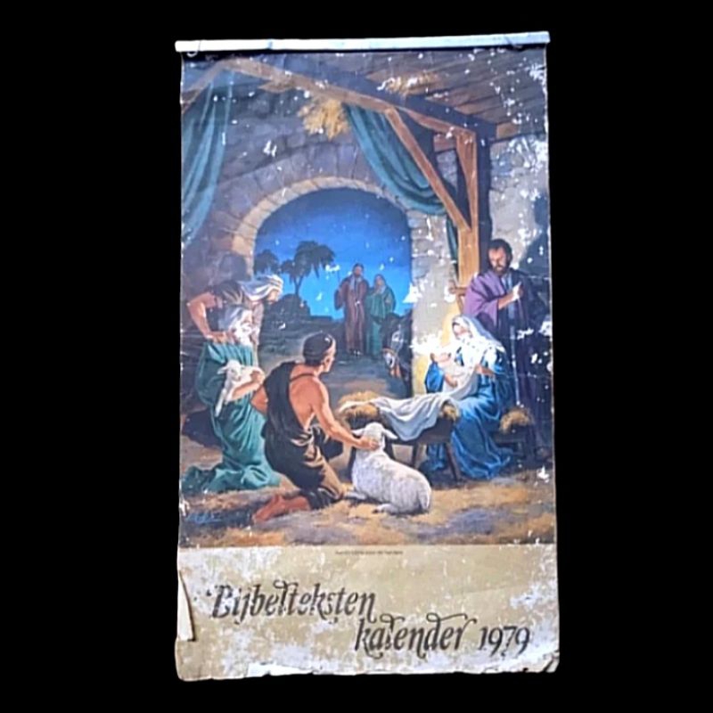 

Antik Vintage Kalender Bijbelteksten Tahun 1979 Bahasa Belanda Utuh Komplit Layak Koleksi