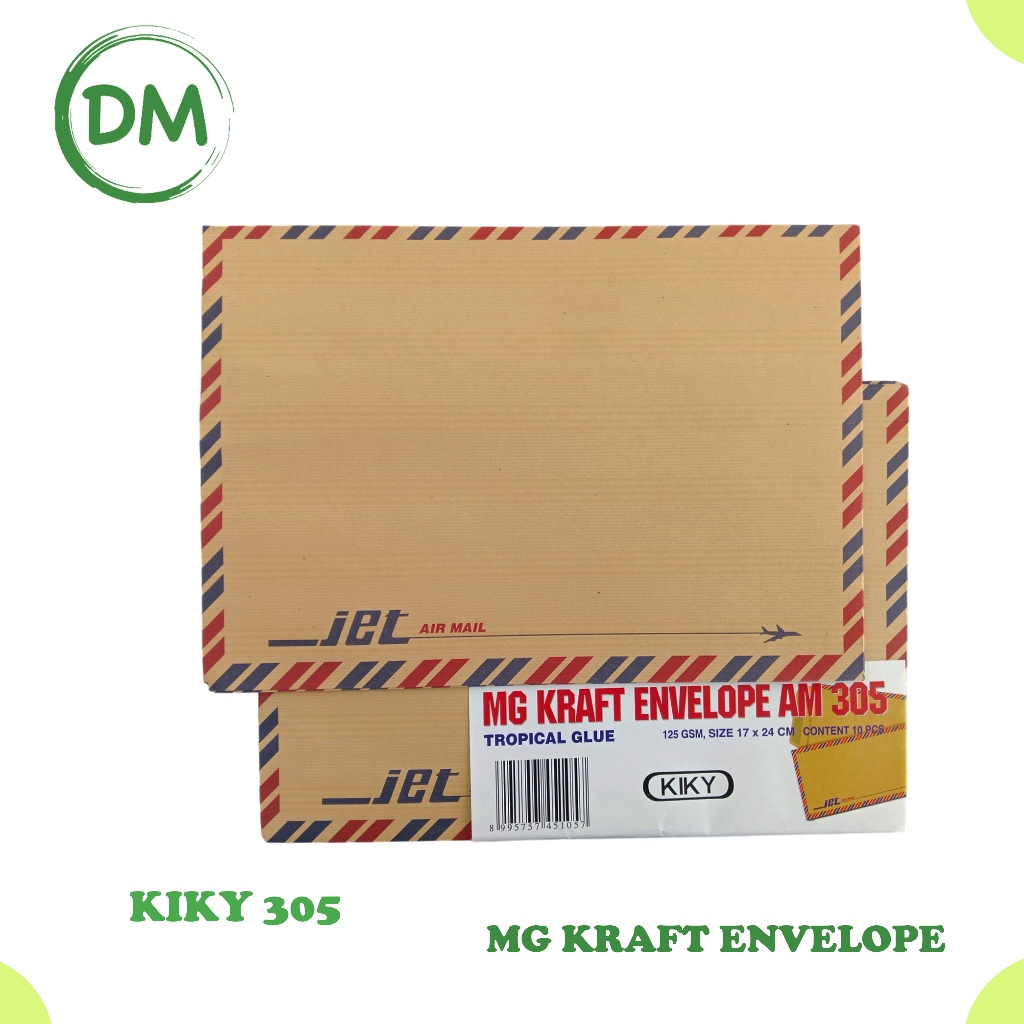 

DM- 305 Amplop Cokelat KIKY Lem 125gr 17x24cm