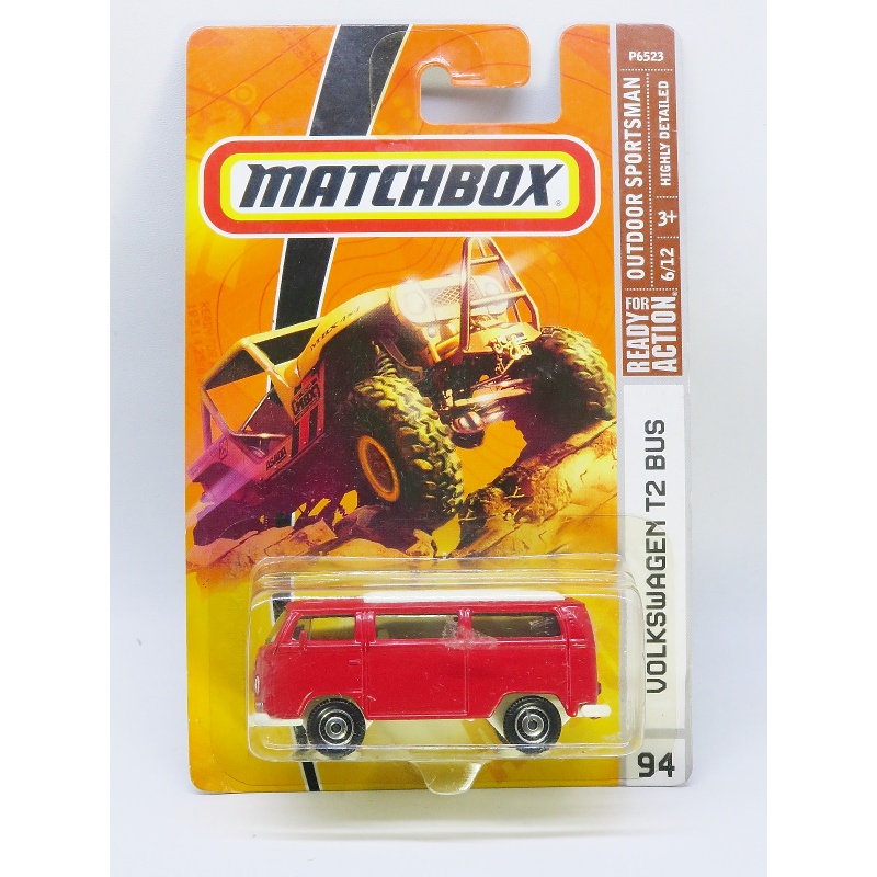 Matchbox Volkswagen VW T2 Bus Kombi - Red