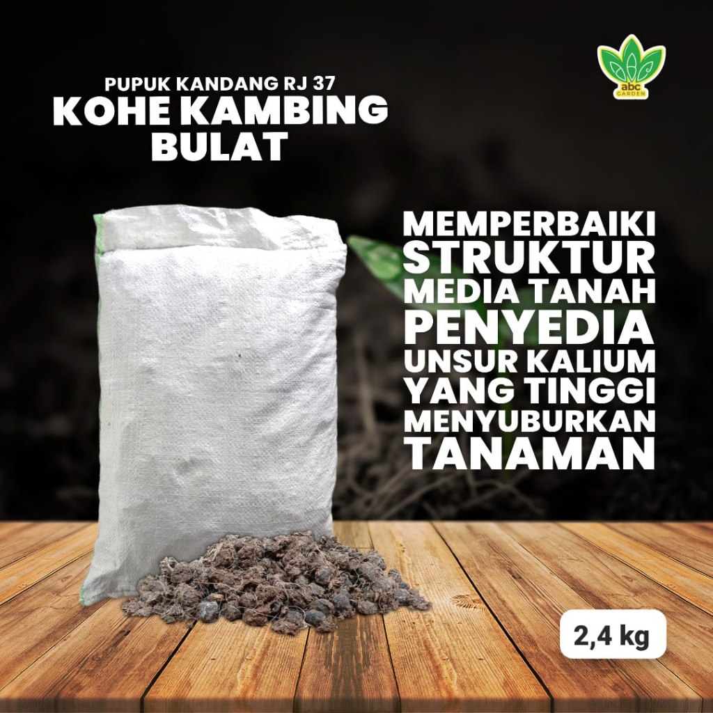 Kohe Kambing Bulat - Pupuk Kandang RJ 37