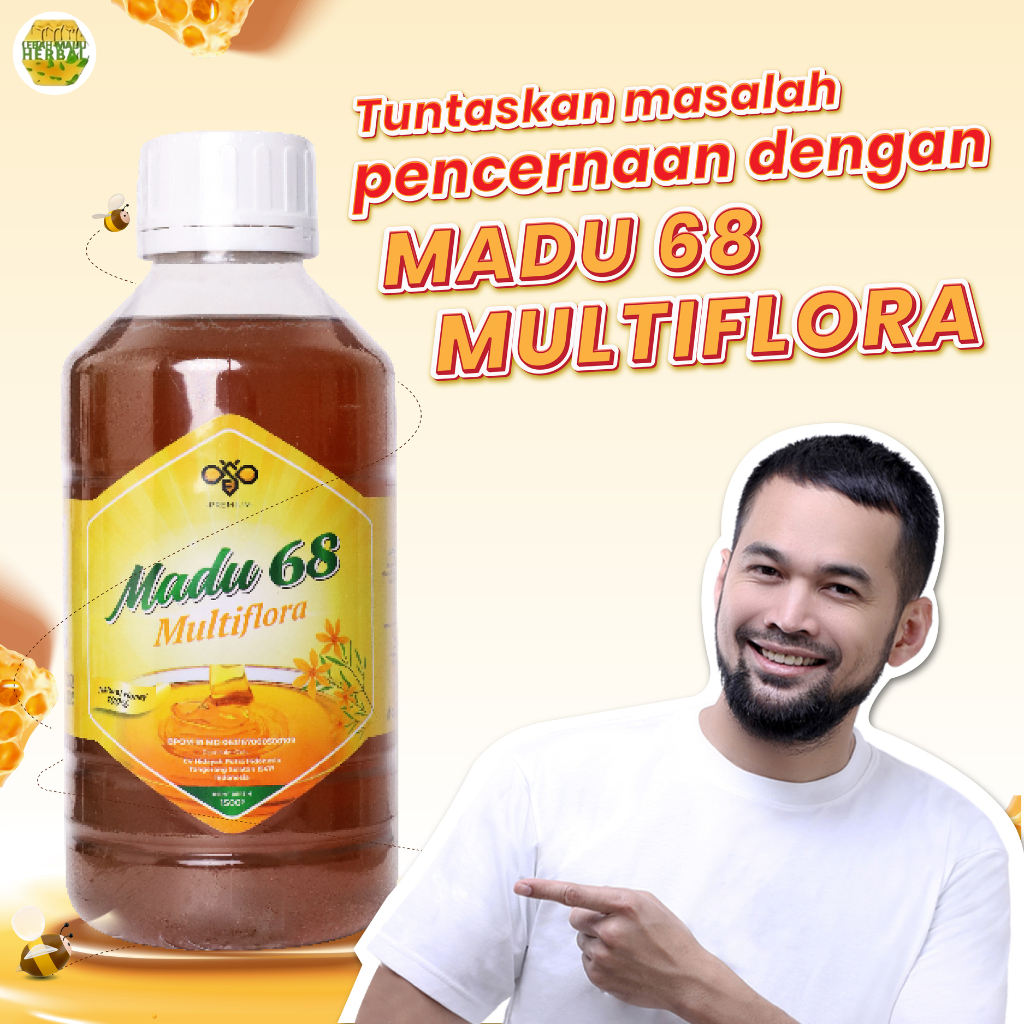 

Madu Multiflora 68 1500gr Free Jahe Merah Hidayah