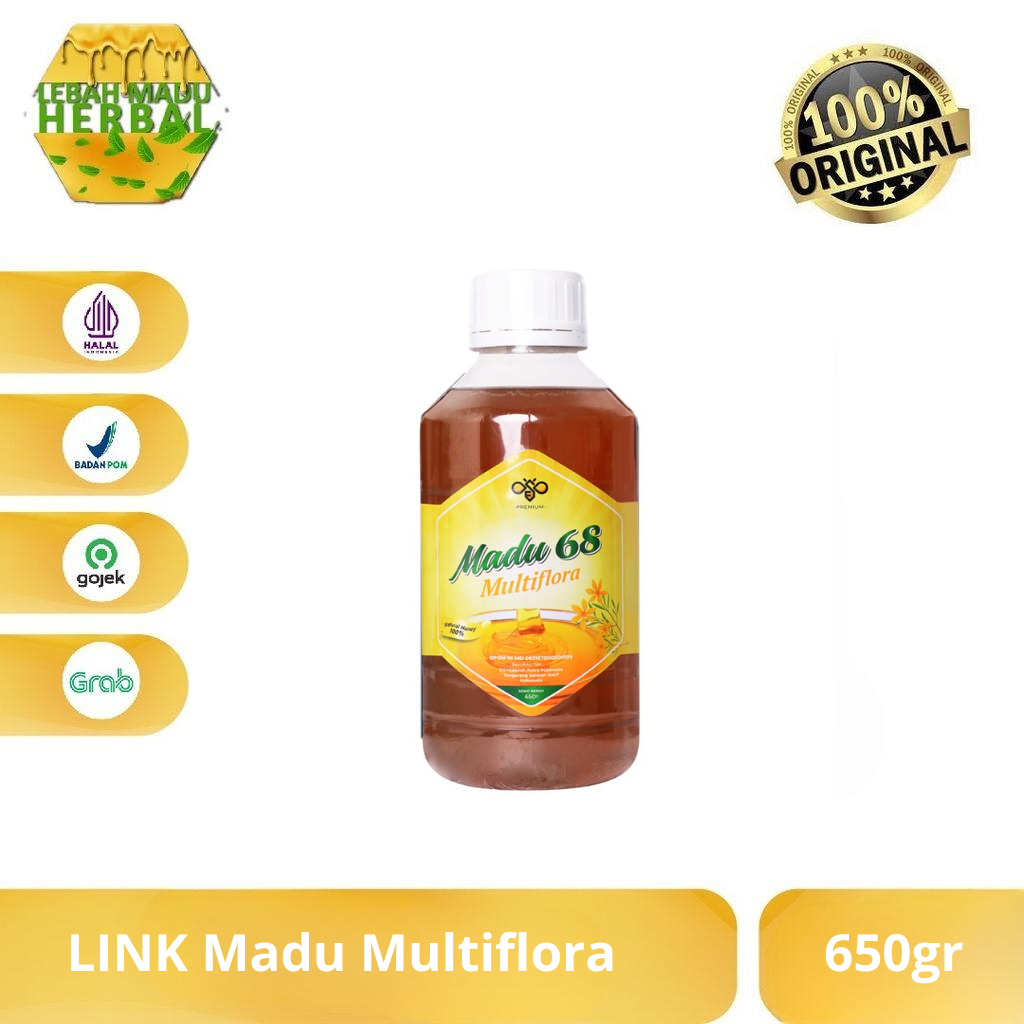 

Madu Multiflora 68 650gr Free Jahe Merah Hidayah