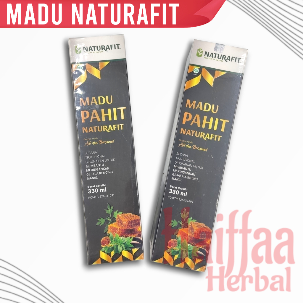 

Naturafit Madu Hitam Pahit Herbal Alami Atasi Diabetes dan Gejala Kencing Manis Gula Darah 330ml