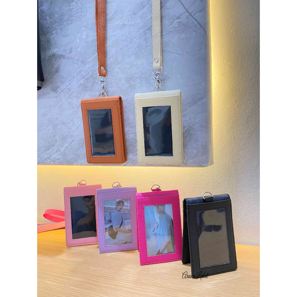 

Aruna-LANYARD ID card holder/ Name tag id bolak balik depan belakang/LANYARD 2 SISI MURAH