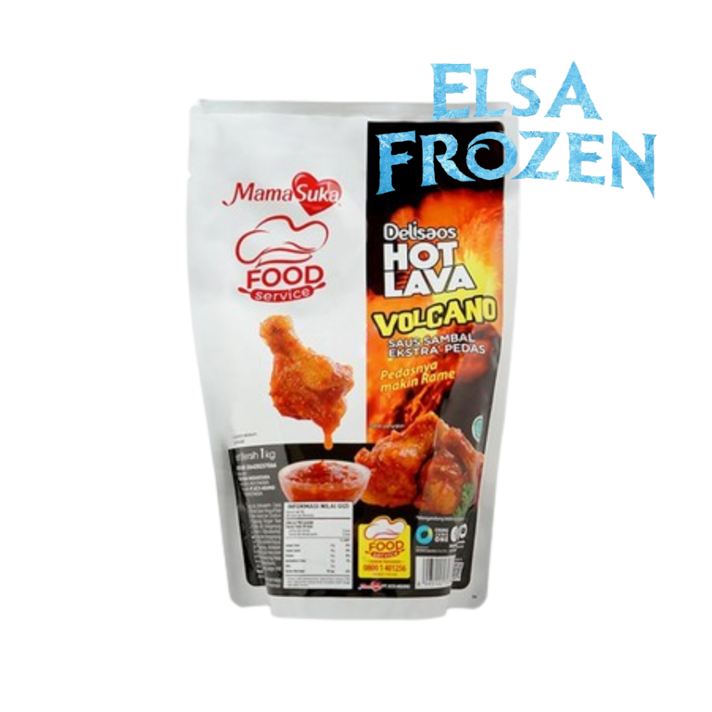 

MAMASUKA DELISAOS HOT LAVA VOLCANO 1KG / SAUS SAMBAL PEDAS