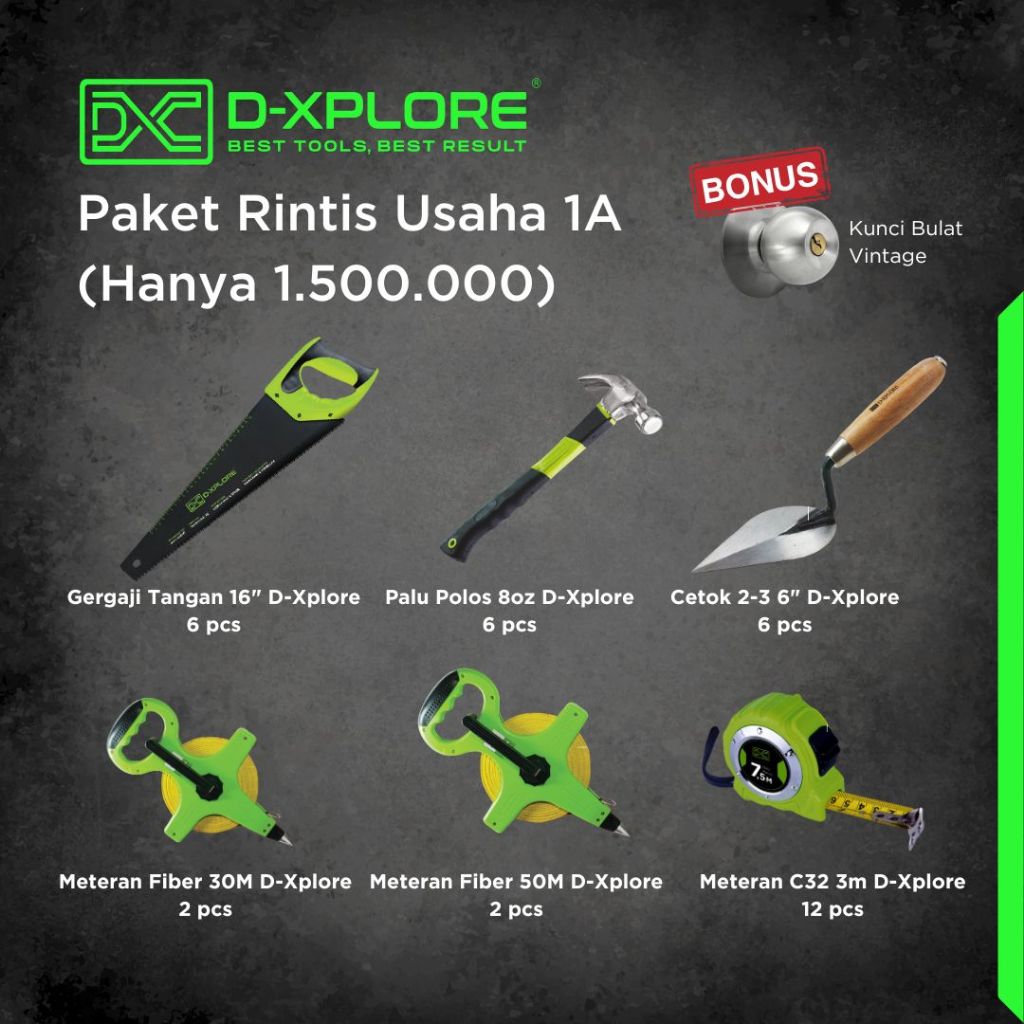 PAKET USAHA / PAKET RESELLER / PAKET RINTIS USAHA ALAT PERTUKANGAN / HANDLE PINTU /GAGANG PINTU / AK