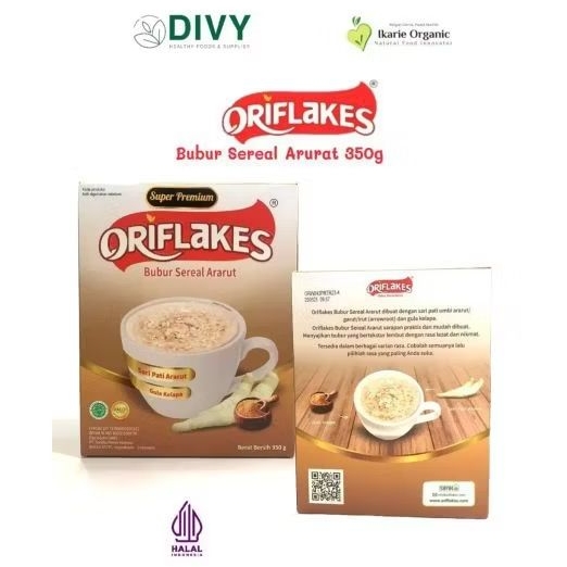 

Oriflakes | Bubur Sereal Ararut | Original Plain 350g