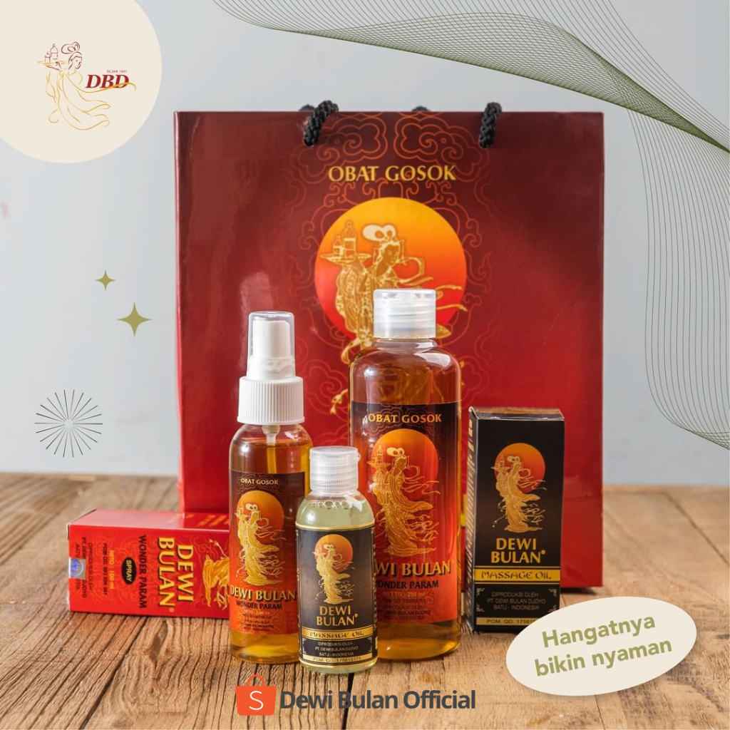 Bundling Dewi Bulan Package Gold (All Varian) + Free Roll On Dewi Bulan