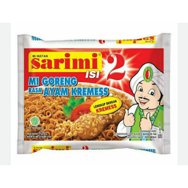 

Sarimi Isi 2 Mi Goreng Rasa Ayam Kremes