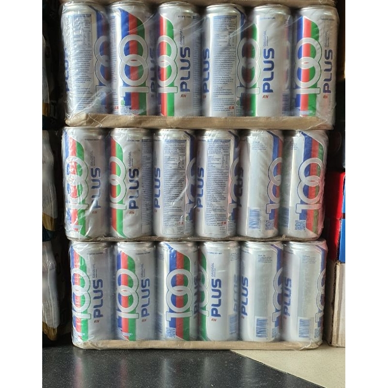 

F&N 100 Plus Original Berkarbonasi 1 krat ( 24 kaleng @325ml)