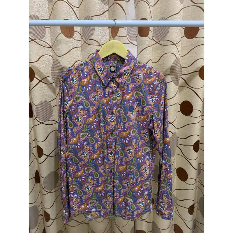 LONG SHIRT PRETTY GREEN PAISLEY/KEMEJA PRETTY GREEN