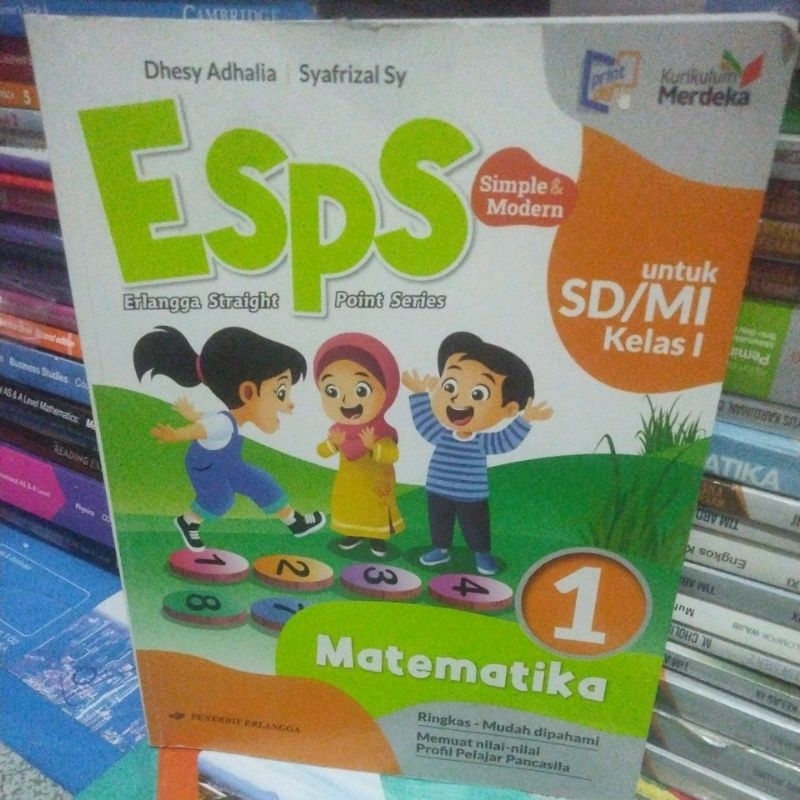 BUKU ESPS MATEMATIKA KELAS 1 SD KURIKULUM MERDEKA