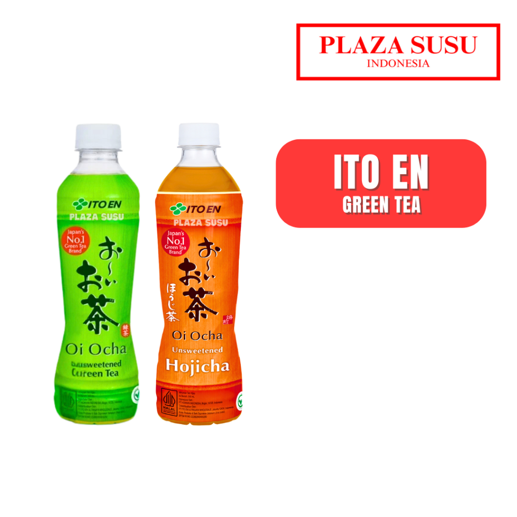 

MINUMAN GREEN TEA MATCHA JASMINE ITO EN 300ML ITOEN UNSWEETED HOJICHA 500ML