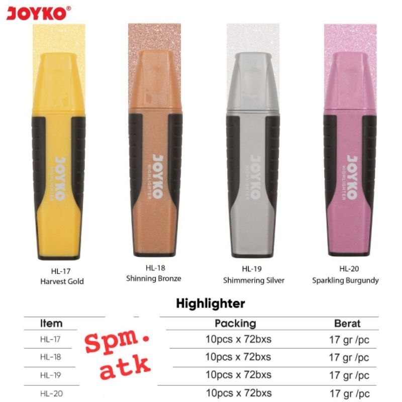 

D3W! Highlighter Joyko Gliter