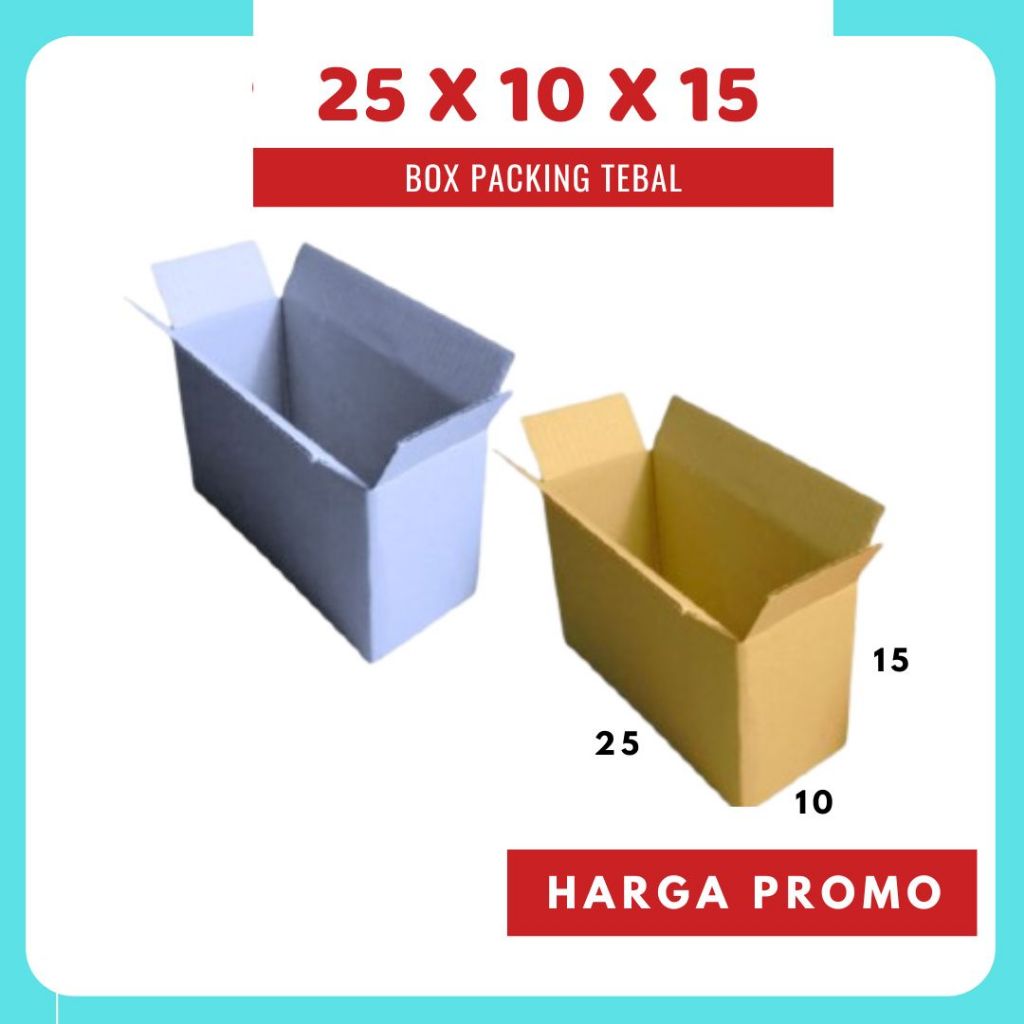 

Box 25x10x15 Kardus Packing A1 Karton Dus Kotak Kemasan Sparepart Jamu Madu Assesoris