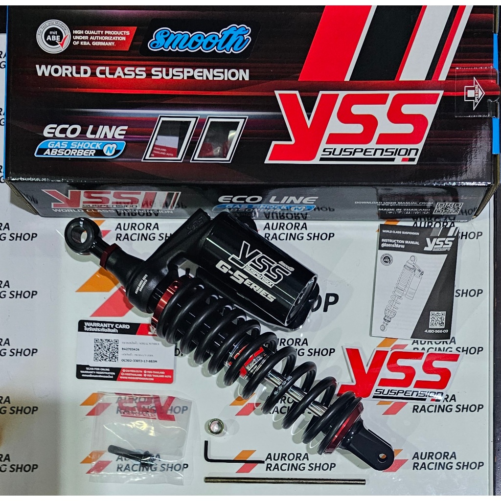 SHOCKBREAKER YSS NEW G PLUS 330 MM SMOOTH VARIO 125 / VARIO 150 / VARIO 160 / STYLO 160 - ORIGINAL Y